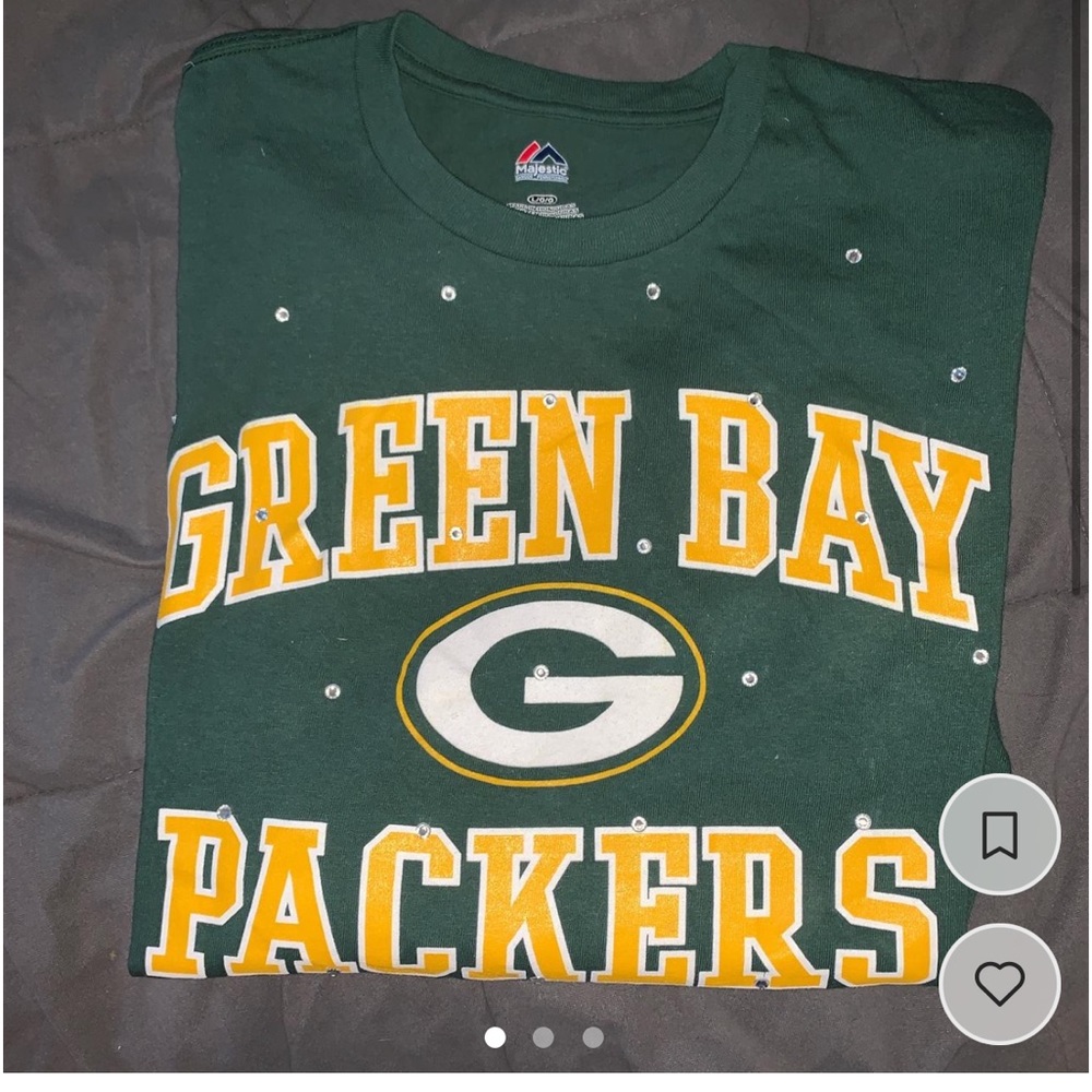 Greenbay packers bedazzled shirt